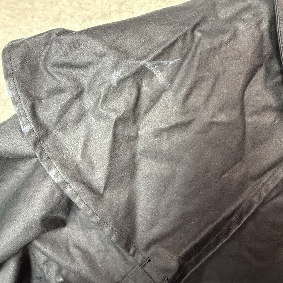 Outback Trading Co Bush Trader Duster Coat Black Medium Waxed Oilskin Western - Picture 5 of 15